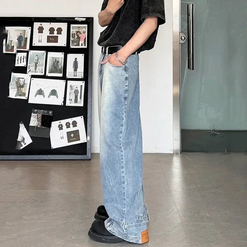 TrendLay – Men’s Chic Wide Jeans
